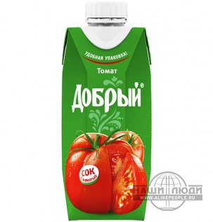 Сок добрый томат 0.3л - фото1