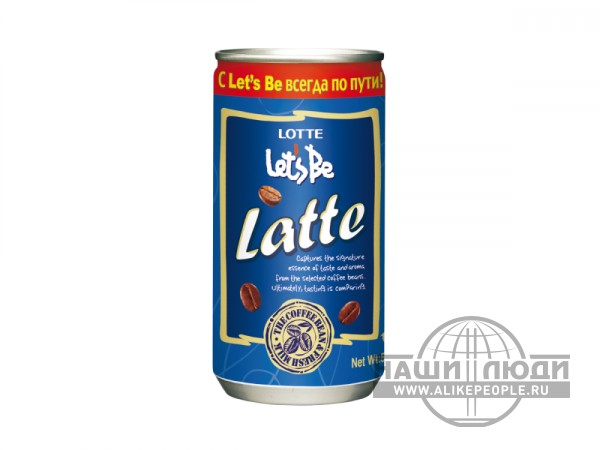 Кофе Let's be Latte 0.24л  - фото1