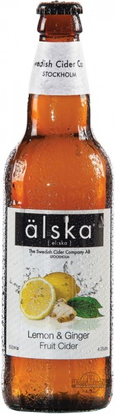 Сидр "Alska" Lemon & Ginger, 0.5 л - фото1