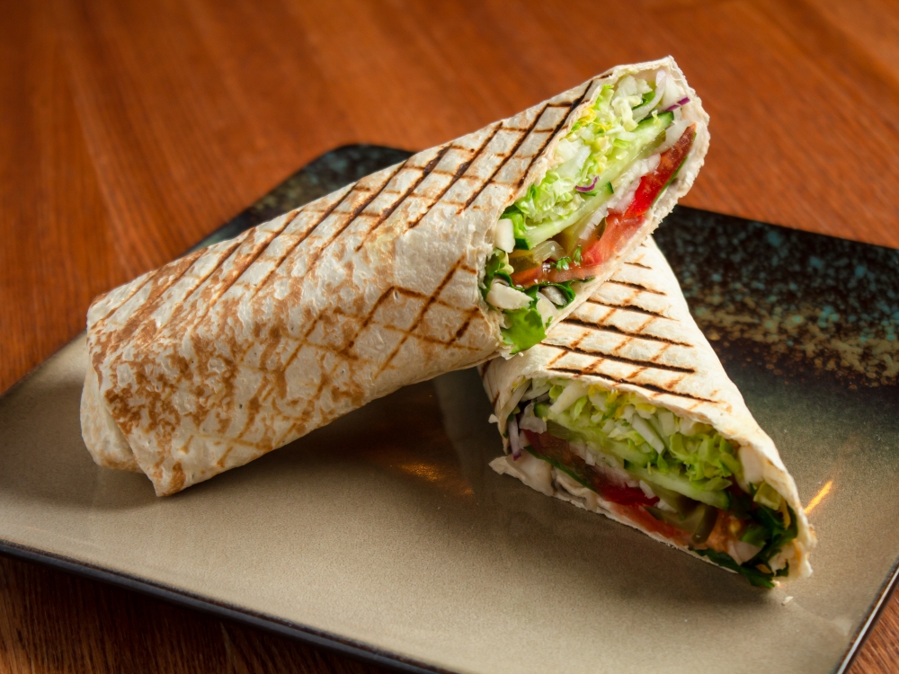 Шаурма вегетарианская с авокадо - фото1