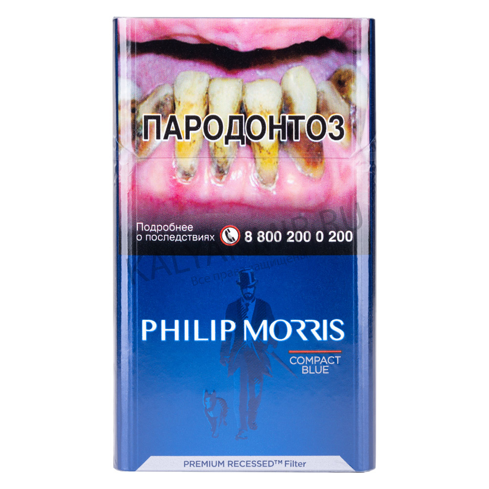 Сигареты PHILIP MORRIS compact Blue - фото1