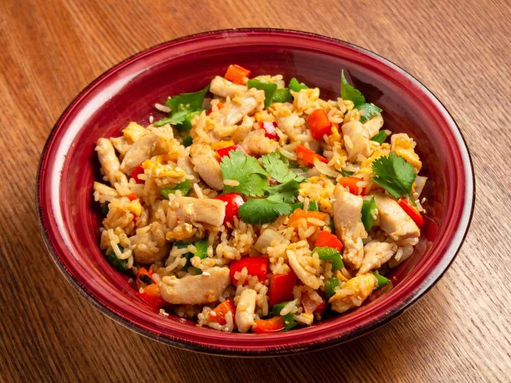 Рис с курицей и овощами - фото1