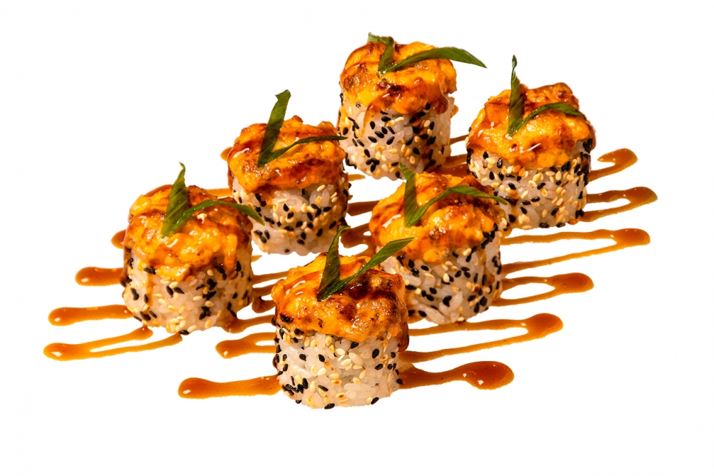 Запеченный Ролл с угрём - фото1