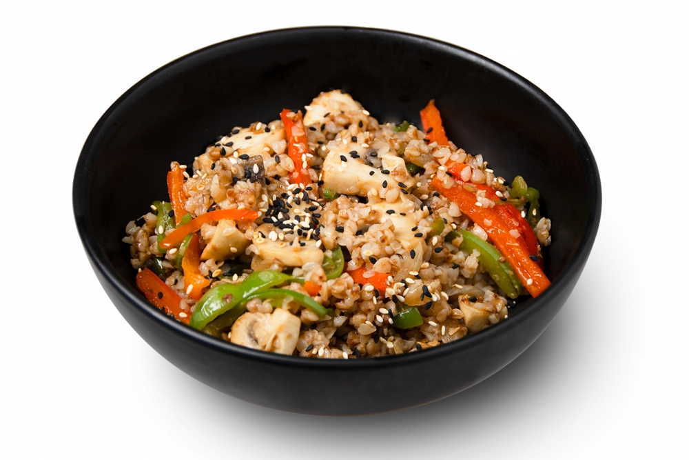 Гречка с шампиньонами и овощами - фото1