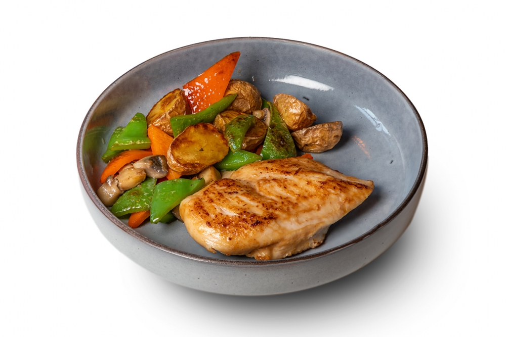 Куриная грудка с овощами - фото1