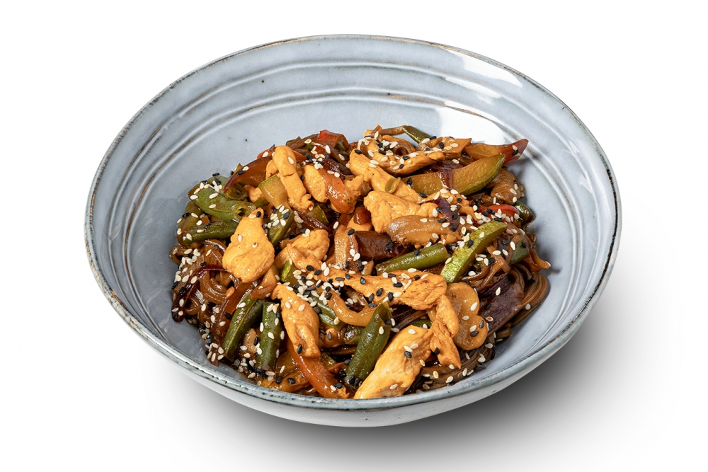 Лапша соба с курицей - фото1