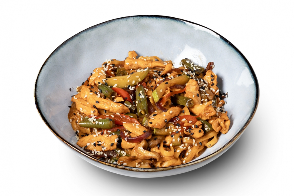 Лапша удон с курицей - фото1