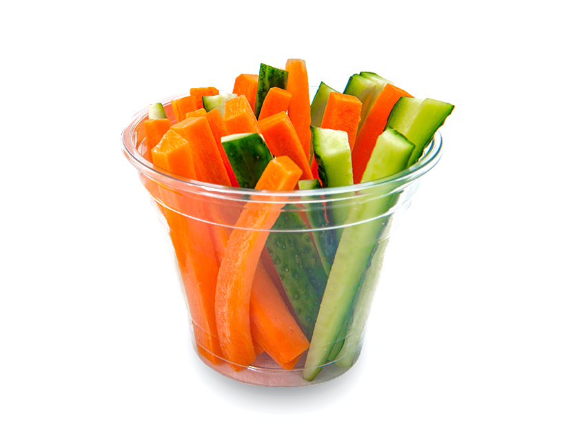 Морковные палочки с огурцом - фото1